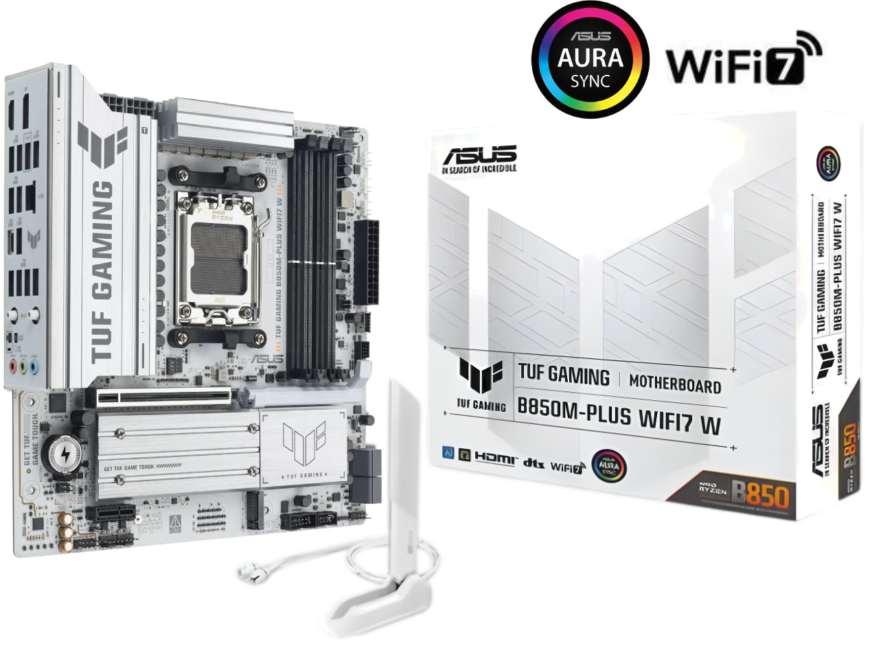 ASUS ASUS TUF GAMING B850M-PLUS WIFI7 WHITE