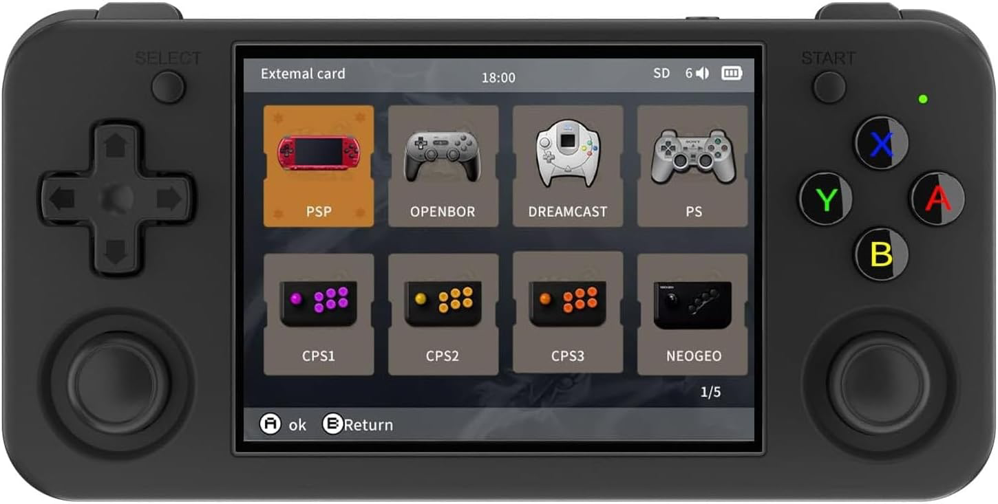 ANBERNIC RG35XX H Retro Console Black