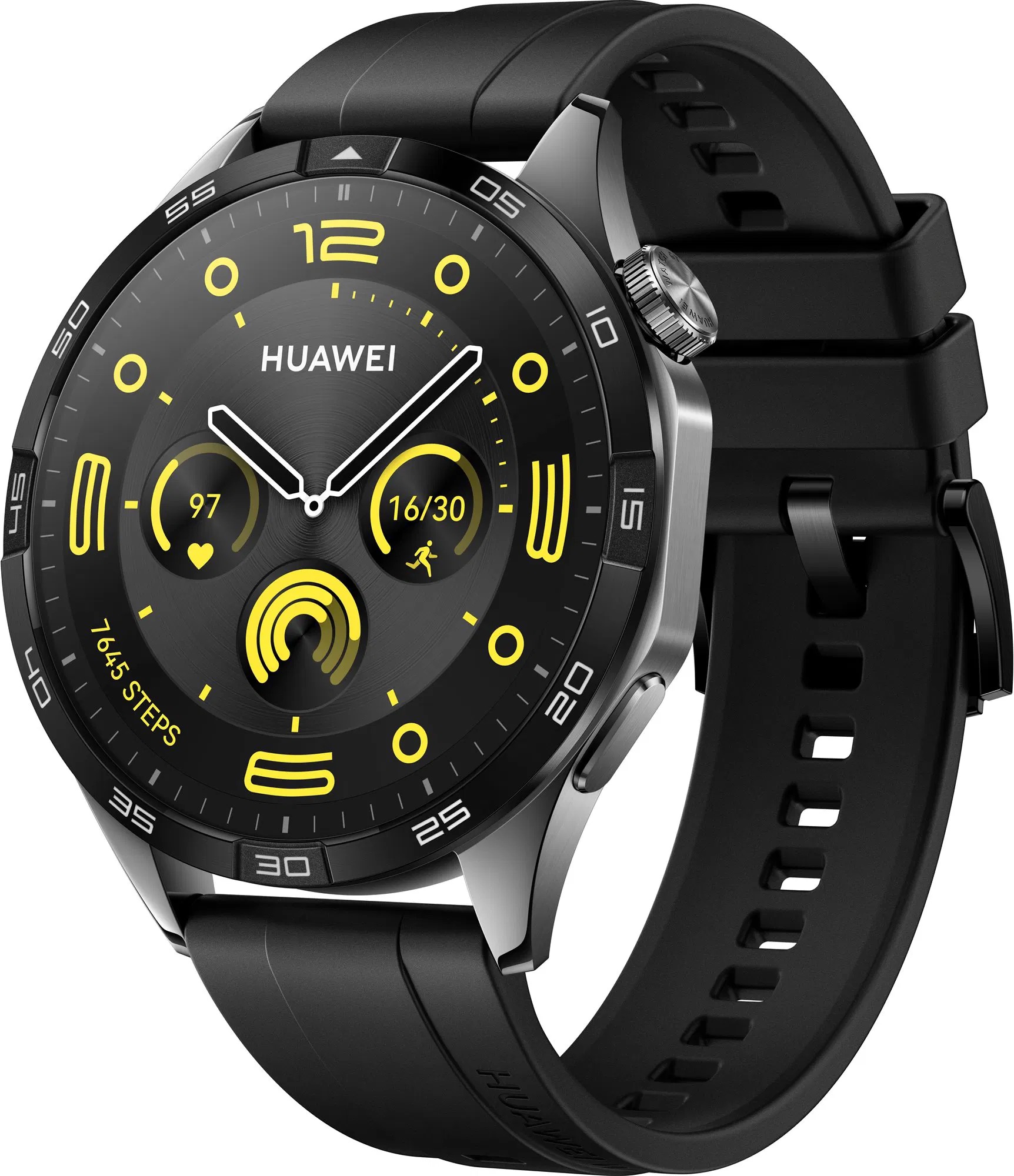 Huawei Huawei Watch GT 4 46 mm Black Fluoroelastomer Strap