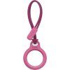 belkin secure holder with strap for airtag pink