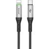 rixus rxuc22l usb c to lightning cable 1m black