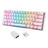 cze pl Wireless mechanical keyboard Motospeed SK62 White red switch 34281 3