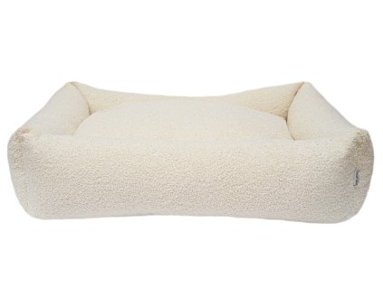 calming dog bed blue cream bowlandbonerepublic p1