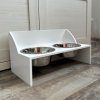 MARYBARY Stojan na misky Classic biely, web