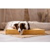Ortopedická matrace pro psa TORINO hořčicová