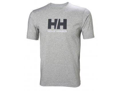 HH LOGO T-SHIRT (Farba GREY MELANGE, Veľkosť XL)