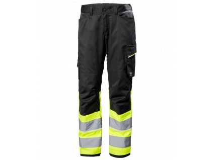 Reflexní pracovní kalhoty UC-ME WORK CLASS 1 Helly Hansen - HI VIS YELLOW/EBONY