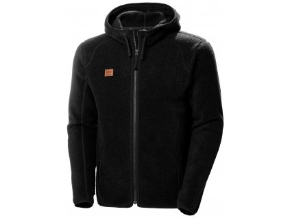 Mikina s kapucí HERITAGE PILE Helly Hansen BLACK 1/2