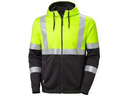 Reflexní mikina s kapucí ADDVIS ZIP CLASS 1 Helly Hansen - YELLOW/EBONY 1/6