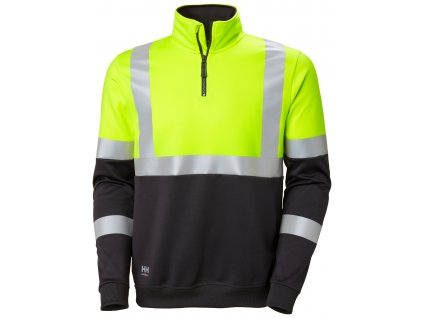 Reflexní mikina ADDVIS HALF ZIP CLASS 1 Helly Hansen - YELLOW/EBONY 1/6