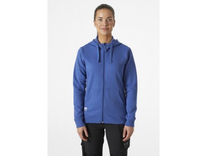 Dámská mikina na zip s kapucí CLASSIC Helly Hansen - STONE BLUE 1/6