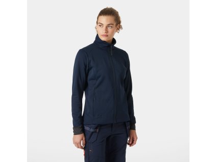 Dámská mikina na zip W TECH MIDLAYER Helly Hansen - NAVY 1/7