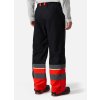 Reflexní nepromokavé kalhoty UC-ME SHELL CLASS 1 HI VIS RED/EBONY 4/4