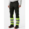 Reflexní pracovní kalhoty UC-ME SERVICE CLASS 1 - HI VIS YELLOW/EBONY 3/6