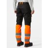 Reflexní pracovní kalhoty UC-ME SERVICE CLASS 1 - HI VIS ORANGE/EBONY 4/4