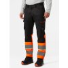 Reflexní pracovní kalhoty UC-ME SERVICE CLASS 1 - HI VIS ORANGE/EBONY 3/4