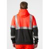 Reflexní mikina s kapucí ADDVIS ZIP CLASS 1 Helly Hansen - RED/EBONY 4/6