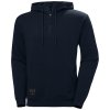 Mikina na zip ke krku s kapucí ESSENTIAL Helly Hansen - NAVY 1/2