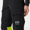 Dámské reflexní kalhoty ALNA 4X HH CONNECT CLASS 1  Helly Hansen - ŽLUTÁ/EBEN 5/8