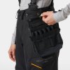 Dámské nepromokavé kalhoty s laclem W LUNA HH CONNECT SHELL Helly Hansen - ČERNÁ 4/10