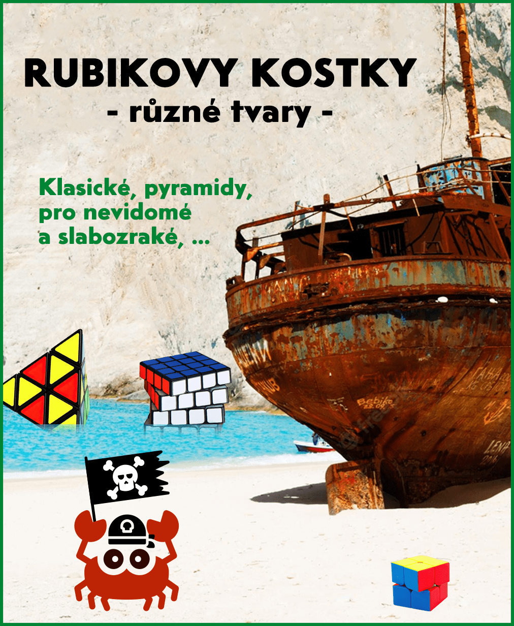 Rubikovy kostky - Různé typy