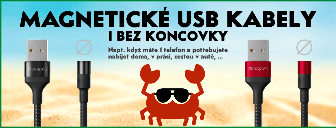 Magnetické kabely - I bez koncovky
