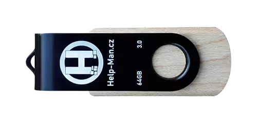 Help-Man.cz USB Flash disk - 64 GB - Černý