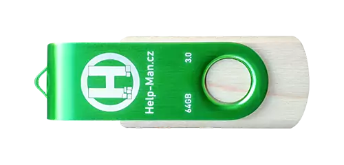 Help-Man.cz USB Flash disk - 64 GB - Zelený