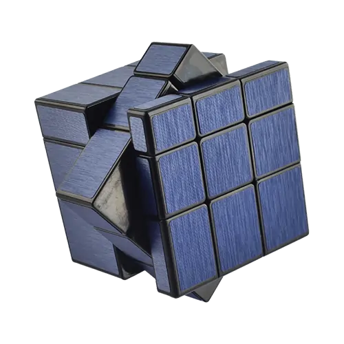 Zrcadlová Rubikova kostka - Mirror Cube - 3x3x3 - Modrá - Help-Man.cz