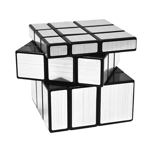 Zrcadlová Rubikova kostka - Mirror Cube - 3x3x3 - Stříbrná - Help-Man.cz