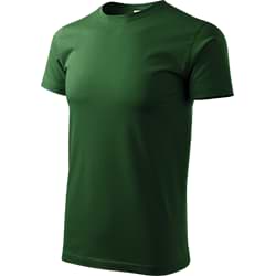 Pánské tmavě zelené tričko Heavy New - Zboku