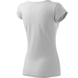 Dámské bílé tričko Pure - Zezadu