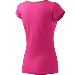 Dámské růžové tričko Pure - Zezadu
