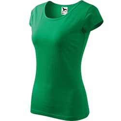 Dámské zelené tričko Pure - Zboku