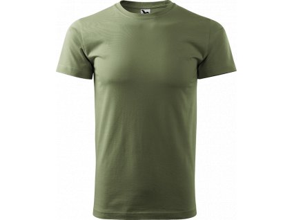 Pánské tričko Heavy New - Khaki - Zepředu