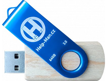 help man cz usb flash disk hm 64 gb modry 2 2