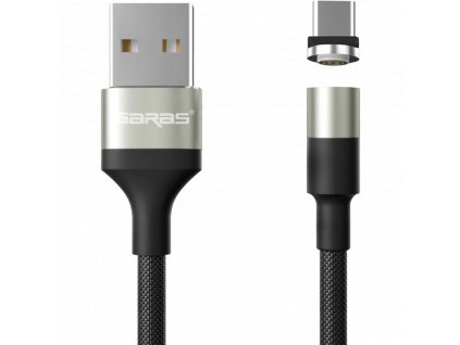 help man cz m1 magneticky usb kabel usb c stribrny