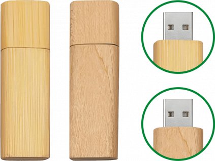 help man cz sada usb flash disk dreveny 2 0 zakulaceny bambus javor 1