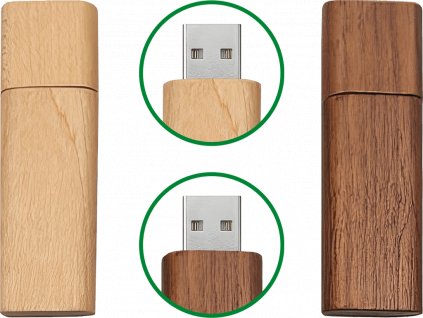 help man cz sada usb flash disk dreveny 2 0 zakulaceny javor orech 1