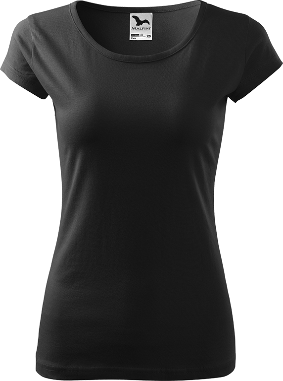 Dámské tričko Pure - Černé Velikost trička: XL