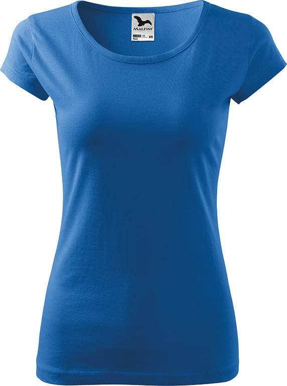 Dámské tričko Pure - Azurové Velikost trička: XL
