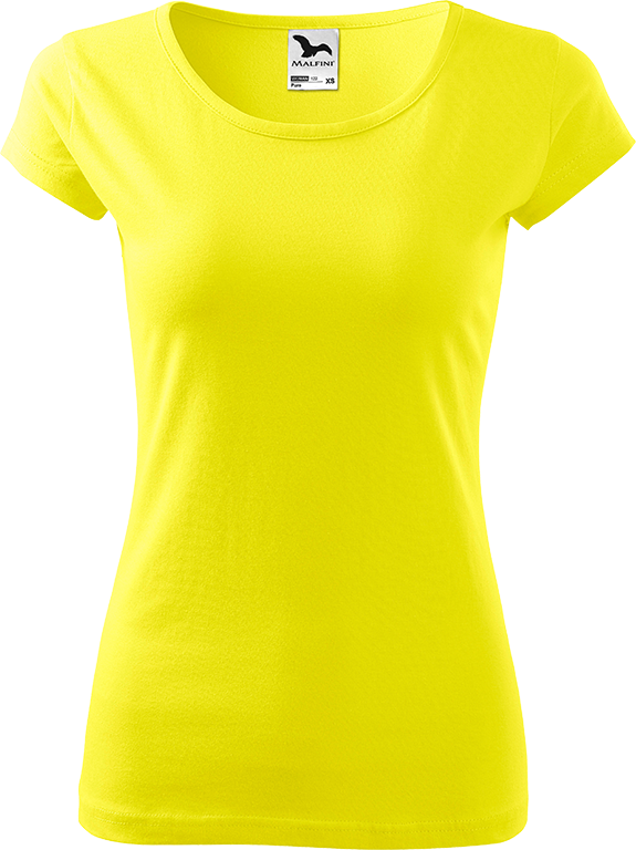 Dámské tričko Pure - Citronové Velikost trička: XXL