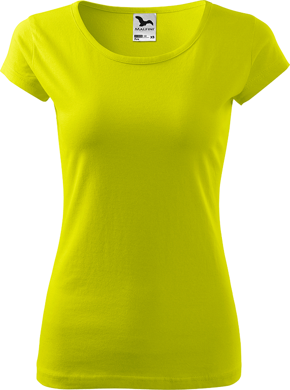 Dámské tričko Pure - Limetkové Velikost trička: XXL