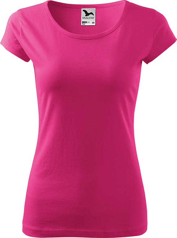 Dámské tričko Pure - Růžové Velikost trička: XXL