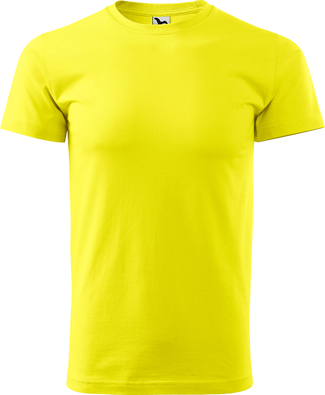 Pánské tričko Heavy New - Citronové Velikost trička: XS