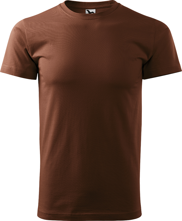 Pánské tričko Heavy New - Čokoládové Velikost trička: XL