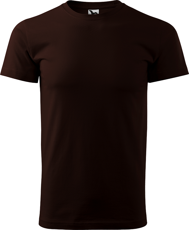Pánské tričko Heavy New - Kávové Velikost trička: XL