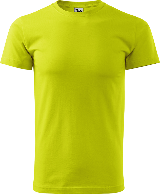 Pánské tričko Heavy New - Limetkové Velikost trička: L