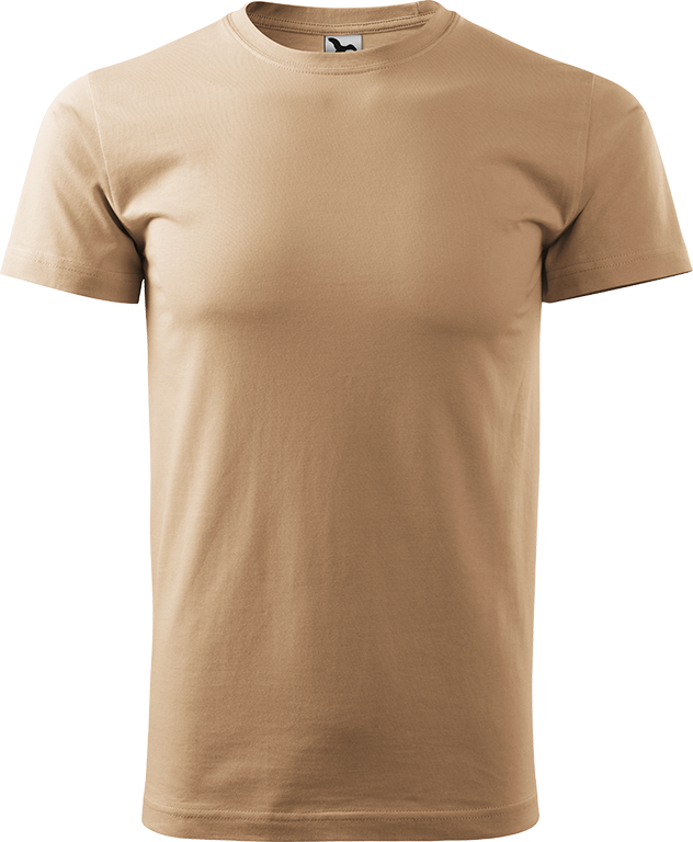 Pánské tričko Heavy New - Pískové Velikost trička: M