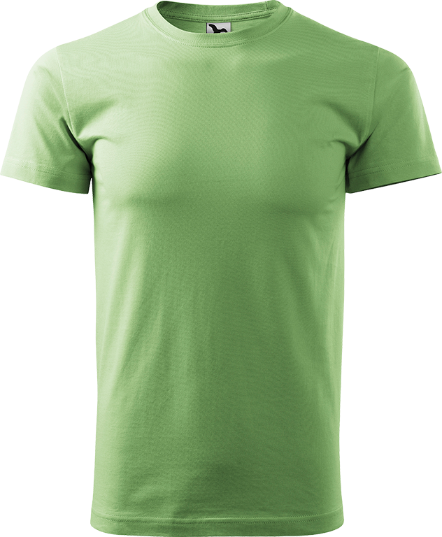 Pánské tričko Heavy New - Trávově zelené Velikost trička: XL